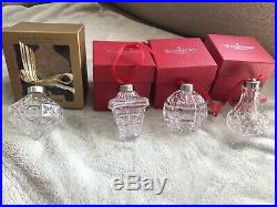 10 Waterford Crystal Christmas Ball Ornaments In Original Boxes