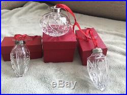 10 Waterford Crystal Christmas Ball Ornaments In Original Boxes