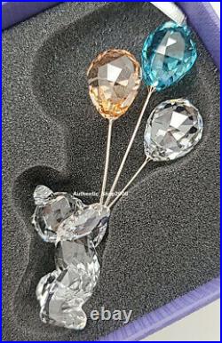 100% SWAROVSKI My Little Kris Bear Balloons Ornament Display Figurine 5557543