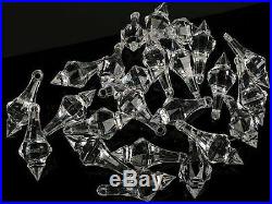112 Small Crystal Drop Hanging Chandelier Christmas Tree Ornament Vase Decor New