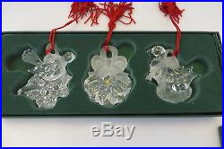 12 Days Of Christmas Waterford Marquis Lead Crystal Ornaments Series 2 Mib