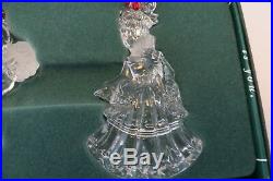 12 Days Of Christmas Waterford Marquis Lead Crystal Ornaments Series 3 Mib