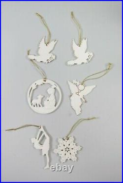 16pc Collection High End Christmas Ornaments Wedgwood, Lenox, Waterford++