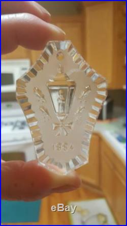 17 Waterford Crystal 12 days of Christmas ornament set 1978-1995 including 1982