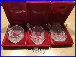 18 Waterford Christmas Ornament Lot 1982 2000