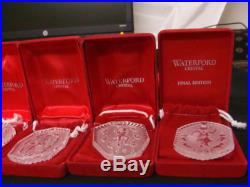 18 Waterford Crystal 12 days of Christmas Xmas Ornaments 1978-95 &1982 MIB