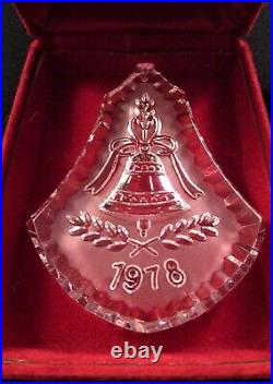 1978 Waterford Twelve Days of Christmas Crystal Ornament Ultra Rare! MINT