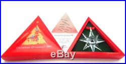 1991 SWAROVSKI Crystal Holiday Collectible Star Christmas Ornament