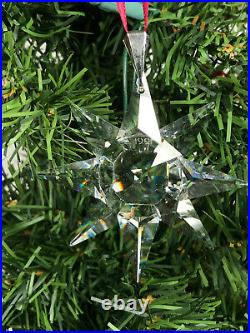 1991 Swarovski Crystal Annual Christmas Ornament First edition Snowflake Star