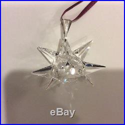 1991 Swarovski Crystal Annual Christmas Snowflake Ornament No Box