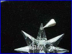 1991 Swarovski Crystal Christmas Ornament 1st In Series Very Rare First Edition
