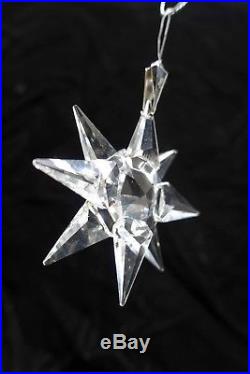 1991 Swarovski Crystal Ltd Annual Edition Snowflake Christmas Holiday Ornament