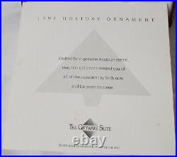 1991 Swarovski Holiday Crystal Ornament, US Version Annual Edition, MINT