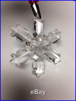 1992 Limited Edition Swarvoski Snowflake Crystal Christmas Ornament