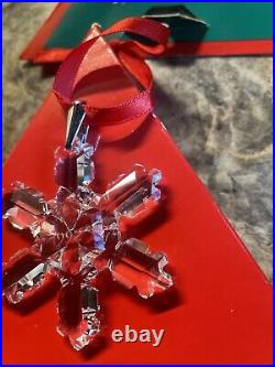 1992 Swarovski Crystal Annual Snowflake Ornament, Original Box COA