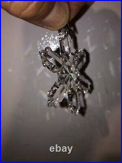 1992 Swarovski Crystal Annual Snowflake Ornament, Original Box Christmas