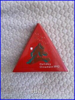 1992 Swarovski Crystal Annual Snowflake Ornament, Original Box Dead Stock