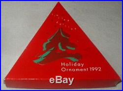 1992 Swarovski Crystal Christmas Ornament Star Mint In Box Austrian