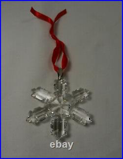 1992 Swarovski Crystal Christmas Ornament With Box and COA