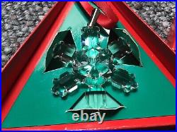 1992 Swarovski Crystal Snowflake Star 2nd Annual Ornament Box No COA