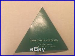 1992 Swarovski Crystal Snowflake Star Annual Christmas Ornament with Paper