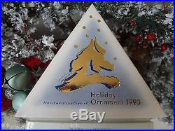 1993 MIB SWAROVSKI CRYSTAL ANNUAL CHRISTMAS ORNAMENT STAR/SNOWFLAKE