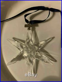 1993 Swarovski 3nd Annual Christmas Ornament Crystal Snowflake, Rare No Box
