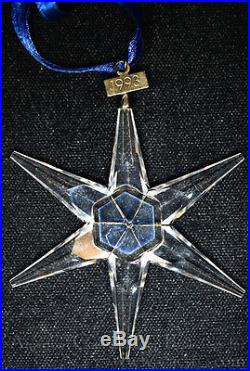 1993 Swarovski Crystal Christmas Ornament Little Snowflake or Star