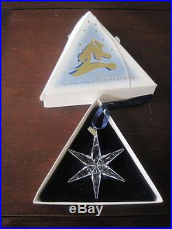 1993 Swarovski Crystal Christmas Snowflake Ornament in Box MUST SEE