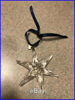 1993 Swarovski Crystal Snowflake Christmas Tree Ornament No Box No Certificate