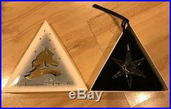 1993 Swarovski Holiday Ornament Crystal Christmas Snowflake With Box