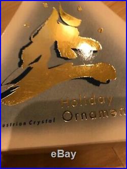 1993 Swarovski Holiday Ornament Crystal Christmas Snowflake With Box