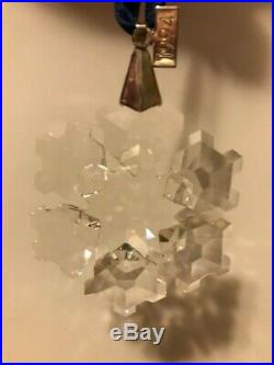1994 Limited Edition Swarovski Crystal Snowflake Christmas Tree Ornament No box