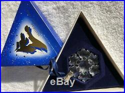 1994 Retired Swarovski Crystal Snowflake Christmas Ornament with Original Box