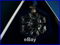 1994 SWAROVSKI Crystal Christmas / Snowflake Ornament with Original Box & COA
