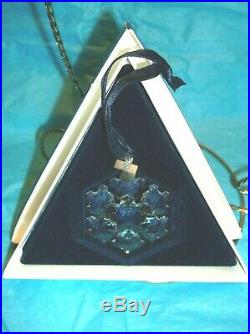 1994 Swarovski Crystal Christmas Ornament In Box No Certificate
