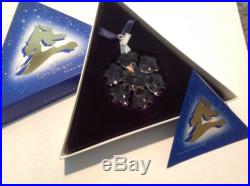 1994 Swarovski Crystal Christmas Ornament MIB Rare