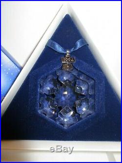 1994 Swarovski Crystal Christmas Snowflake Ornament Annual ED Large Original Box