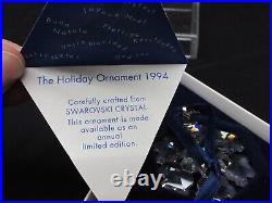 1994 Swarovski Snowflake Christmas Holiday Ornament Crystal