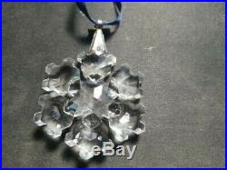 1994 Swarvoski Crystal Christmas Ornament Large Snowflake-great Condition-no Coa