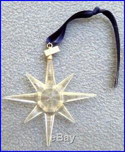 1995 Limited Ed Swarovski Crystal Snowflake Star Christmas Tree Ornament No Box