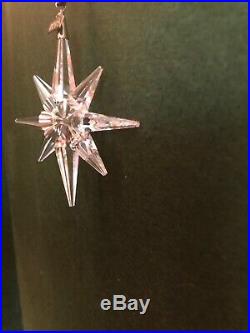 1995 Limited Edition Swarovski Crystal Snowflake Christmas Tree Ornament No Box