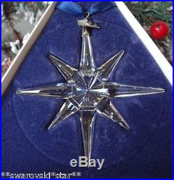 1995 MIB SWAROVSKI CRYSTAL ANNUAL CHRISTMAS ORNAMENT STAR/SNOWFLAKE