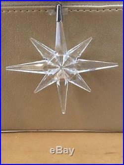 1995 SWAROVSKI Crystal Annual Christmas Ornament Snowflake Star in Original Box