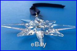 1995 SWAROVSKI Crystal Annual Christmas Ornament Snowflake Star in Tiffany Box