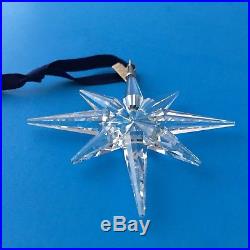 1995 SWAROVSKI Crystal Annual Christmas Ornament Snowflake Star in Tiffany Box