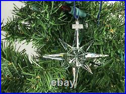 1995 Swarovski Crystal Annual Christmas Ornament Snowflake Star