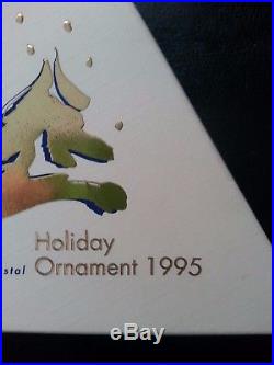 1995 Swarovski Crystal Christmas Snowflake Ornament with Original Box