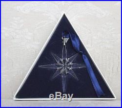 1995 Swarovski Crystal Christmas Snowflake Star Ornament Collectible Decoration