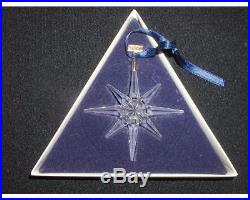 1995 Swarovski Crystal Ltd Annual Edition Snowflake Christmas Holiday Ornament
